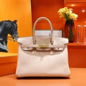 Hermes Birkin Togo Leather nude pink Gold Hardware 30CM